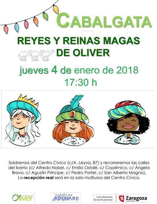 Cabalgata Reyes y Reinas Oliver 2017