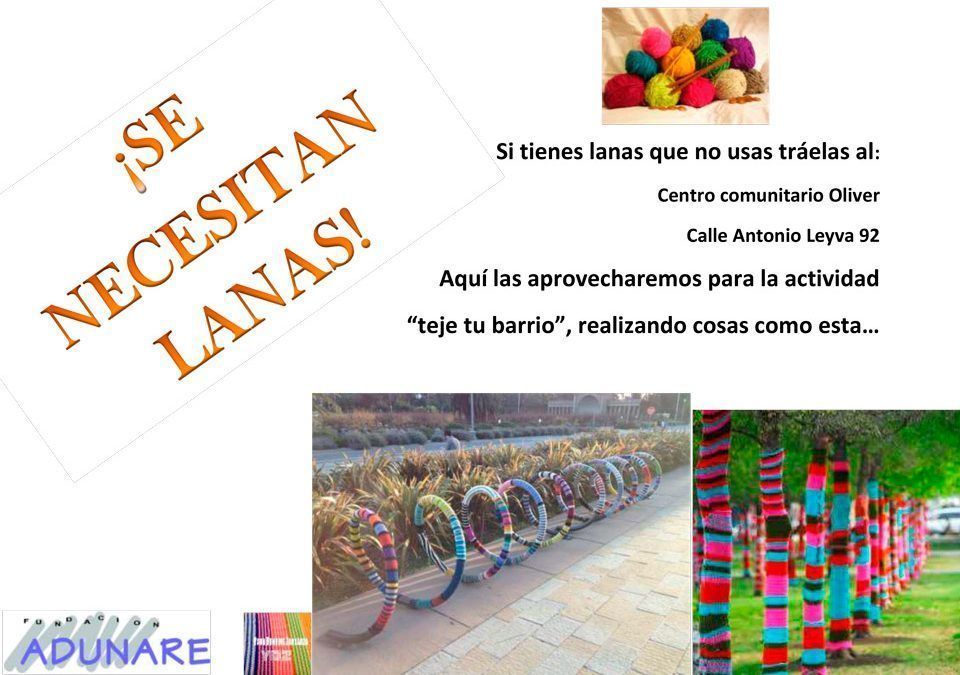 Lanas para tejer tu barrio