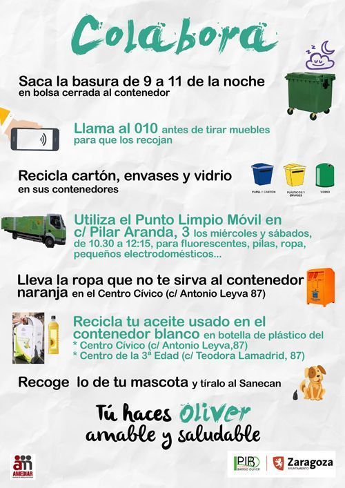 Cartel Limpieza Oliver 1