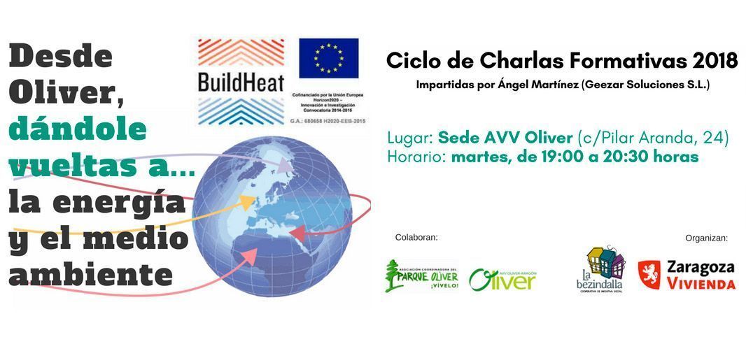 Ciclo de charlas «Desde Oliver, dándole vueltas a… la Energía y el Medio Ambiente»