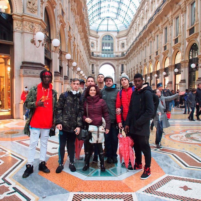 Viaje del Sociolaboral Oliver a Italia