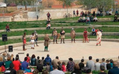 Un espectáculo de gladiadores abre los actos del centenario