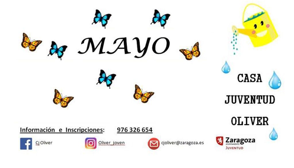 Casa de Juventud Oliver: Actividades de Mayo