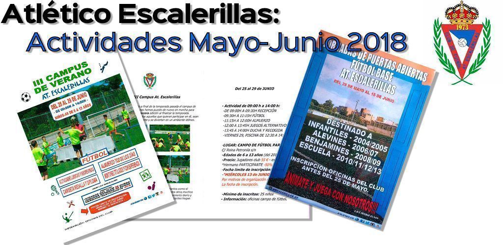 Atlético Escalerrillas Actividades Mayo-Junio 2018