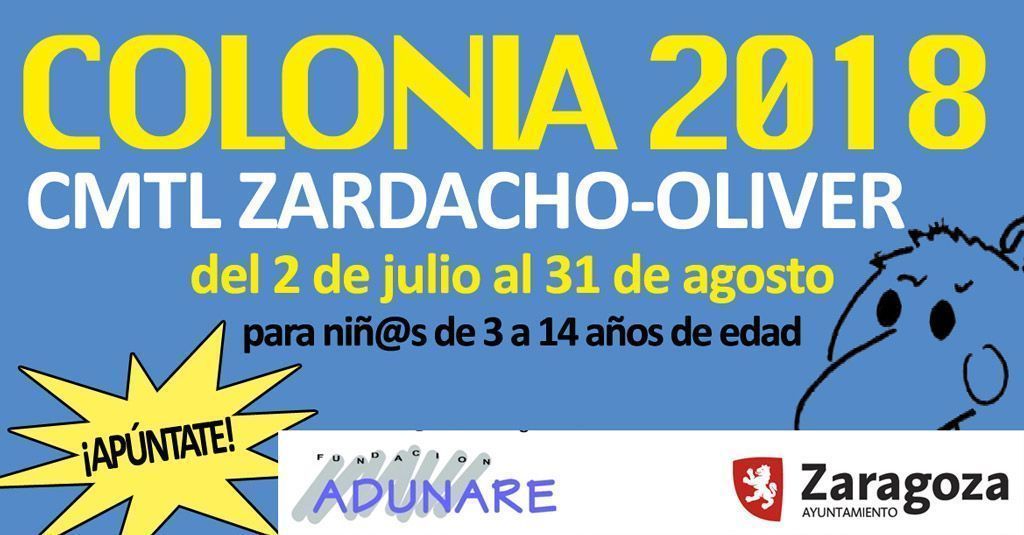 Colonia de Verano Oliver 2018