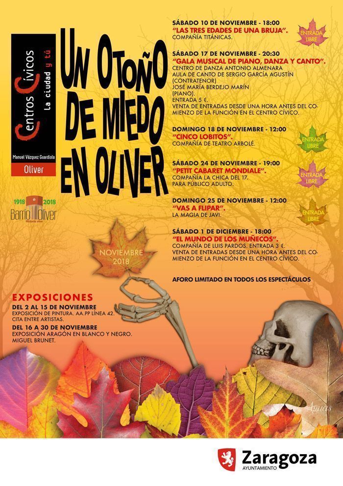 Otoño de Miedo en el Centro Cívico Oliver