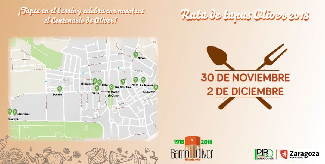 I Ruta de Tapas Centenario Oliver 2018