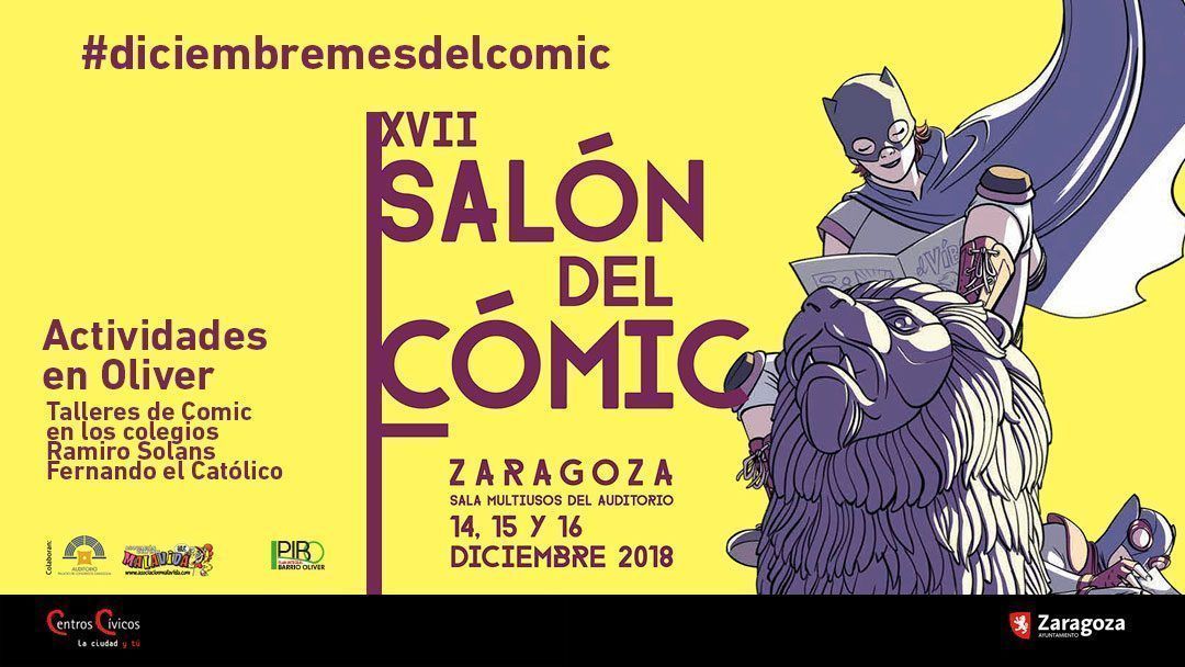 El mundo del comic llega en diciembre a Oliver