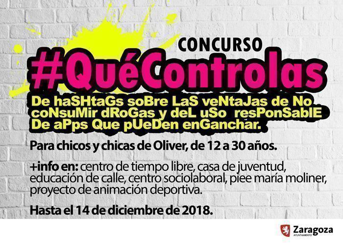 Concurso de hashtags #QuéControlas