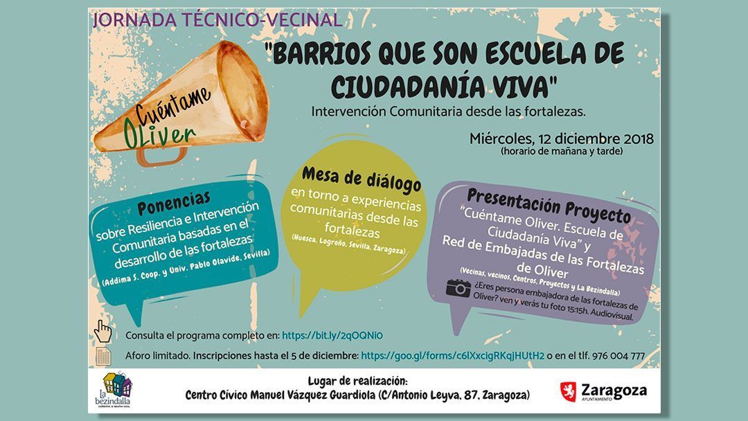 Jornadas «Barrios que son escuela de ciudadanía viva»