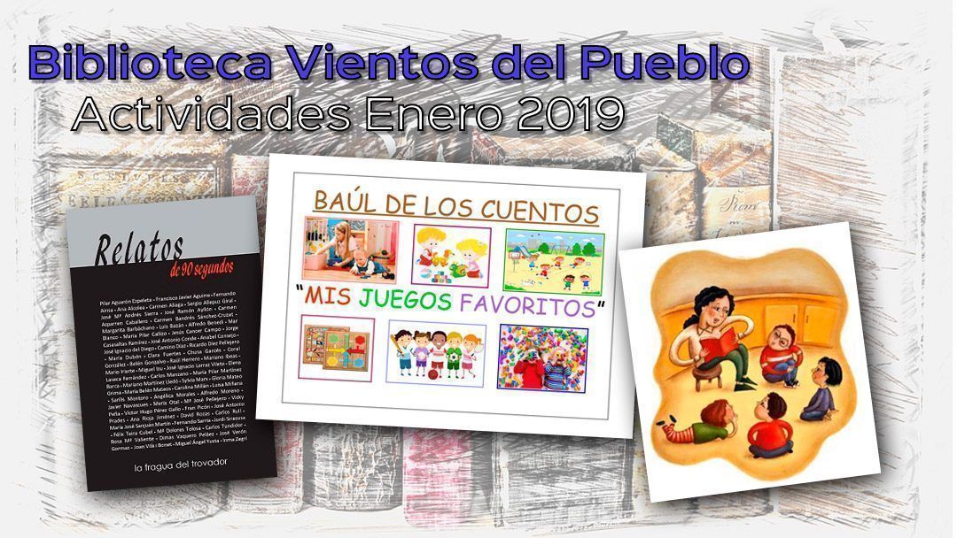 Biblioteca Vientos del Pueblo Actividades Enero 2019