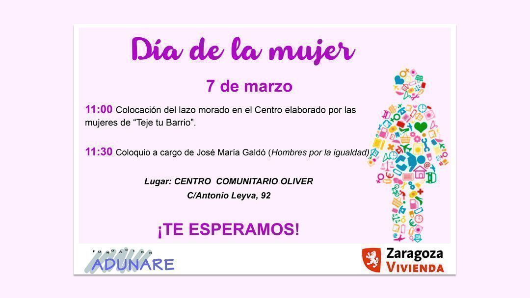 Oliver se suma a los actos del 8M, el Día de la Mujer
