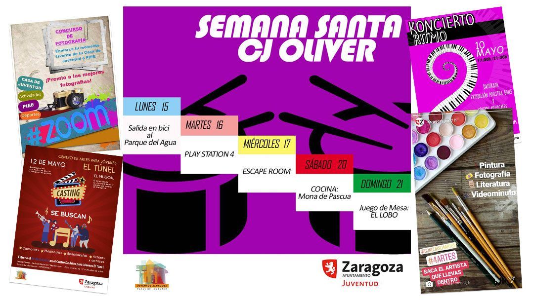 Casa Juventud Oliver: Actividades Semana Santa y más