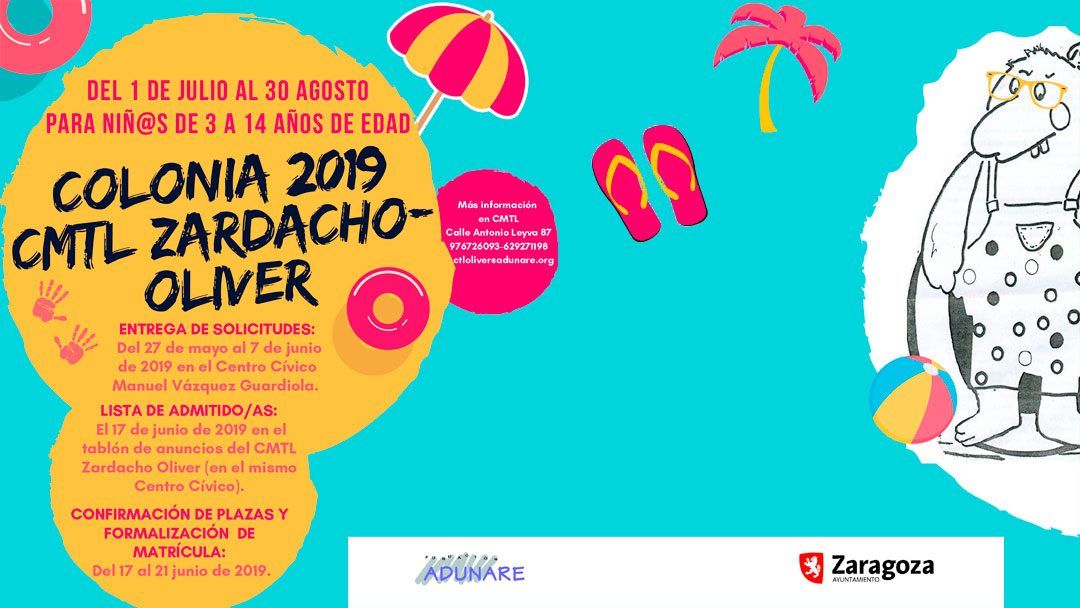 Colonia de verano 2019 CMTL Zardacho-Oliver