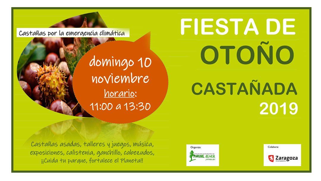 Fiesta de Otoño – Castañada 2019 en el Parque Oliver
