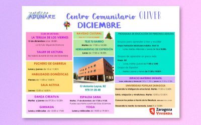 Centro Comunitario Oliver: Actividades diciembre 2019