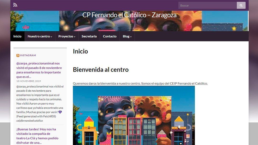 CEIP Fernando el Católico en redes: diciembre 2019