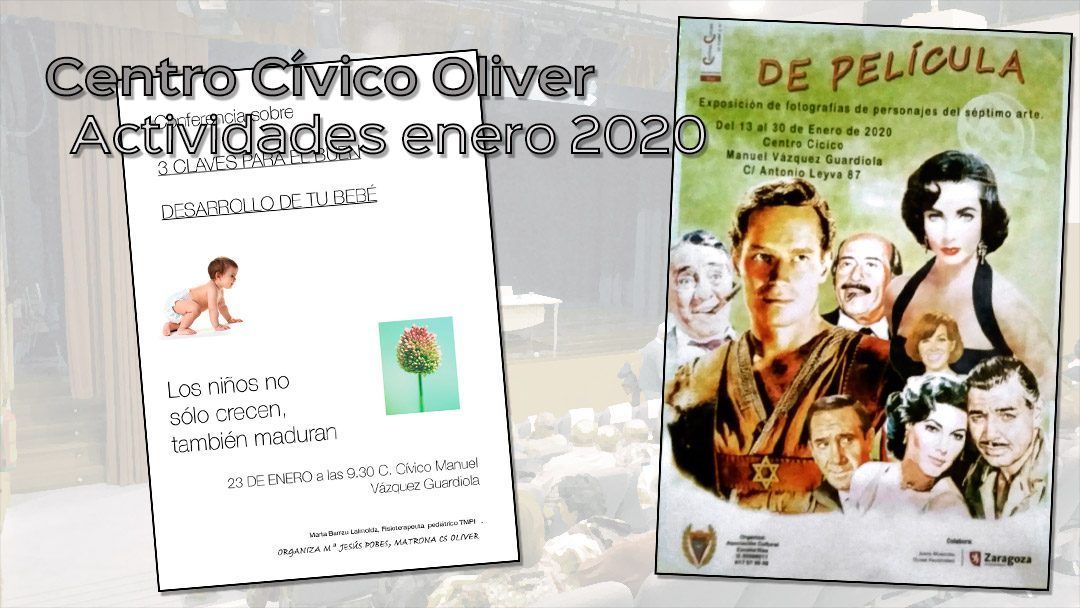 Centro Cívico Oliver: Actividades de enero 2020.