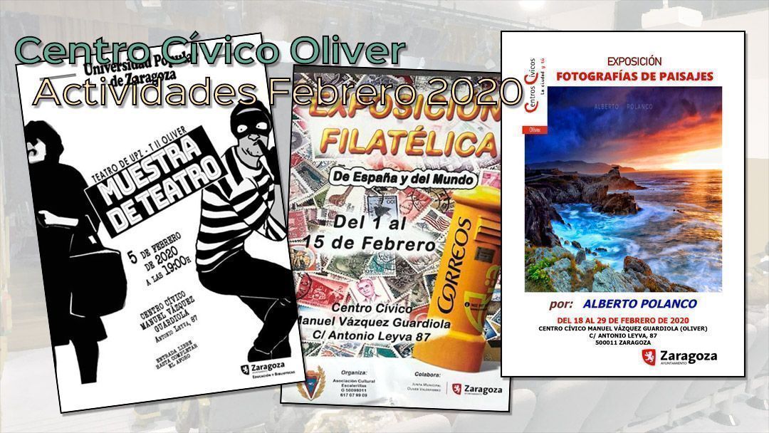 Actividades para febrero 2020: Centro Cívico oliver