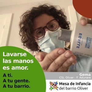 Campaña "ES Amor" Mesa de Infancia Oliver